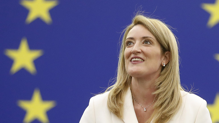 Η 43χρονη Μαλτέζα, Ρομπέρτα Μετσόλα, νέα πρόεδρος του Ευρωκοινοβουλίου